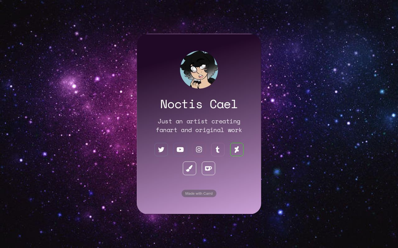Carrd profile picture for @nox